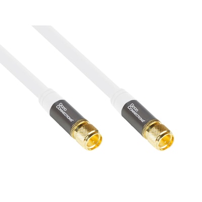 Good Connections Antennenkabel SmartFLEX 10m F-Stecker zu F-Stecker 120dB weiß von Good Connections