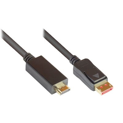 Good Connections DP/HMDI 1.4 Anschlusskabel 4K UHD @ 60Hz OFC verg. schwarz 10m Good Connections DP/HMDI 1.4 Anschlusskabel 4K UHD @ 60Hz OFC verg. schwarz 10m von Good Connections