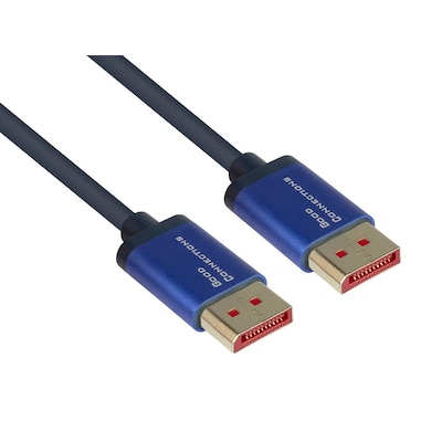 Good Connections DisplayPort 1.4 Anschlusskabel 3m 8K @ 60Hz SmartFLEX blau von Good Connections