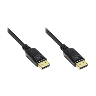 Good Connections DisplayPort Anschlusskabel 1m beidseitig vergoldet schwarz von Good Connections