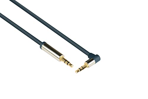 Good Connections GC-M0045 Audio Anschlusskabel High-Quality 3,5 mm Klinkenstecker auf 3,5 mm Klinkenstecker rechts abgewinkelt, OFC, Vollmetallgehäuse, 1m dunkel blau Good Connections GC-M0045 Audio Anschlusskabel High-Quality 3,5 mm Klinkenstecker auf 3,5 mm Klinkenstecker rechts abgewinkelt, OFC, Vollmetallgehäuse, 1m dunkel blau von Good Connections