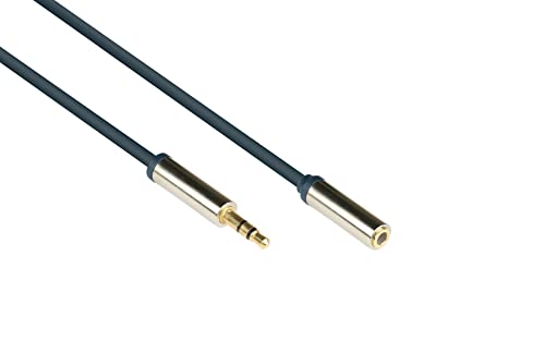 Good Connections GC-M0051 Audio Verlängerungskabel High-Quality 3,5 mm, Klinkenstecker auf Klinkenbuchse, OFC, Vollmetallgehäuse, 1m dunkel blau Good Connections GC-M0051 Audio Verlängerungskabel High-Quality 3,5 mm, Klinkenstecker auf Klinkenbuchse, OFC, Vollmetallgehäuse, 1m dunkel blau von Good Connections