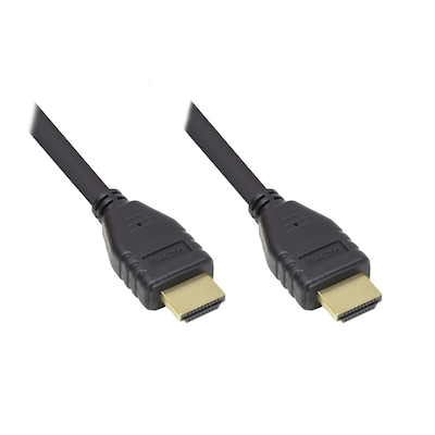 Good Connections HDMI 2.0 Kabel, 4K @ 60Hz, schwarz, 0,5m von Good Connections