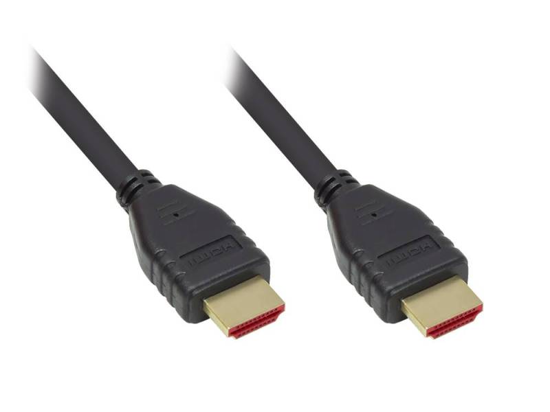 Good Connections HDMI 2.1 Kabel  schwarz 1m von Good Connections