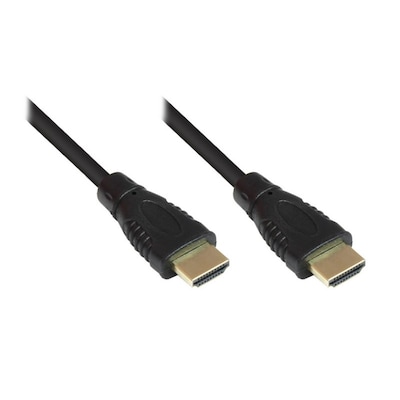 Good Connections High Speed HDMI Kabel 1,5m mit Ethernet gold Stecker schwarz von Good Connections