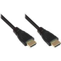 Good Connections High Speed HDMI Kabel 1,5m mit Ethernet gold Stecker schwarz von Good Connections