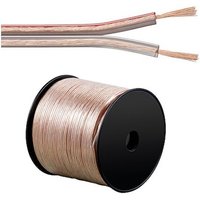 Good Connections Kabelrolle Lautsprecherkabel 100m 2x0,75mm² transparent Good Connections Kabelrolle Lautsprecherkabel 100m 2x0,75mm² transparent von Good Connections