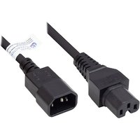 Good Connections Kaltgeräte-Warmgeräte-Verbindungskabel C14 an C15, schwarz, 2 Good Connections Kaltgeräte-Warmgeräte-Verbindungskabel C14 an C15, schwarz, 2 von Good Connections