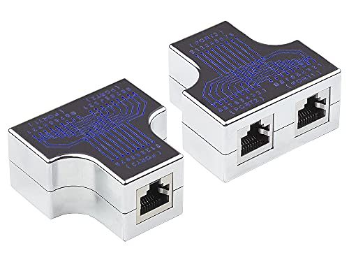 Good Connections Modular T-Adapter - 1x RJ45-Buchse an 2X RJ45-Buchse - Belegung 1:1 Good Connections Modular T-Adapter - 1x RJ45-Buchse an 2X RJ45-Buchse - Belegung 1:1 von Good Connections