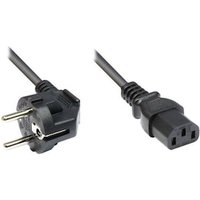 Good Connections Netzkabel 10m Schutzkontakt-Stecker zu Kaltgeräte-Bu. schwarz von Good Connections
