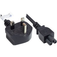 Good Connections Netzkabel UK Typ G (BS 1363) an C5, 3A, ASTA, schwarz, 1,8 m von Good Connections