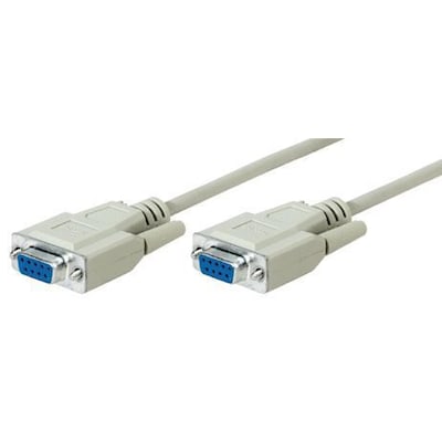 Good Connections Nullmodem Kabel 1,8m seriell 9pol Bu/Bu weiß von Good Connections