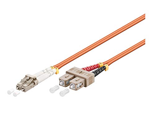Good Connections OM2 LWL Kabel - DUPLEX - Stecker LC an SC - Multimode 50/125 - Lichtwellen-Leiter, Glasfaser-Kabel, Patchkabel - OM2 Faser für 1 und 10 Gigabit/s Ethernet - 15 m von Good Connections