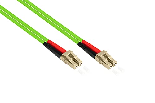 Good Connections OM5 LWL Kabel - DUPLEX - Stecker LC an LC - Multimode 50/125 - 1/10/40/100-Gigabit Ethernet - Lichtwellen-Leiter, Glasfaser-Kabel, Patchkabel - 7,5 m von Good Connections