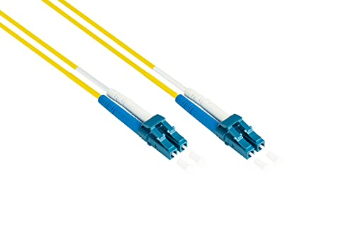 Good Connections OS2 LWL Kabel - DUPLEX - Stecker LC an LC - Singlemode 9/125 - austauschbare Polarität - Lichtwellen-Leiter, Glasfaser-Kabel, Patchkabel - 3 m von Good Connections