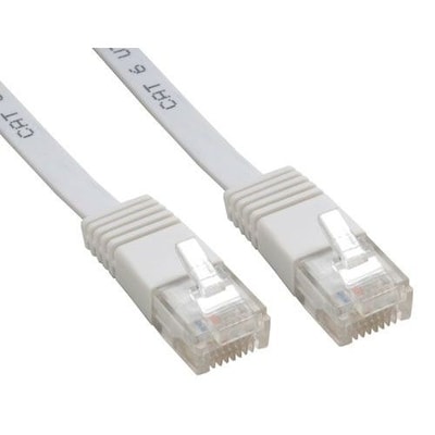 Good Connections Patch Flachband Netzwerkkabel RJ45 CAT6 3m Weiss von Good Connections