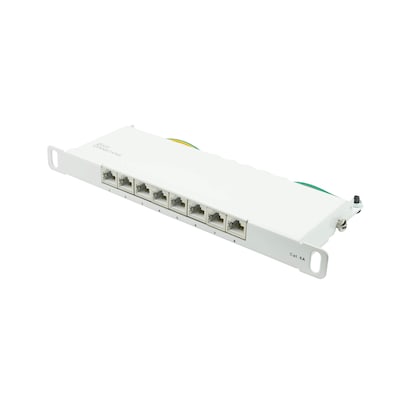 Good Connections Patch Panel 10" Cat. 6A 8-Port 0,5 HE STP reinweiß Good Connections Patch Panel 10" Cat. 6A 8-Port 0,5 HE STP reinweiß von Good Connections
