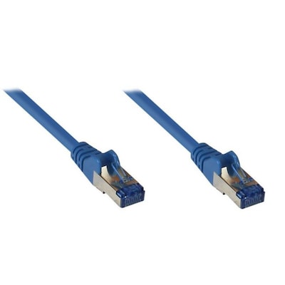 Good Connections Patchkabel Cat. 6a S/FTP, PiMF, halogenfrei 500MHz blau 0,25m von Good Connections