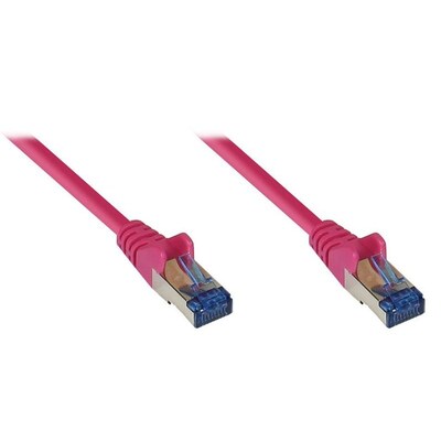 Good Connections Patchkabel Cat. 6a S/FTP, PiMF halogenfrei 500MHz magenta 3m von Good Connections