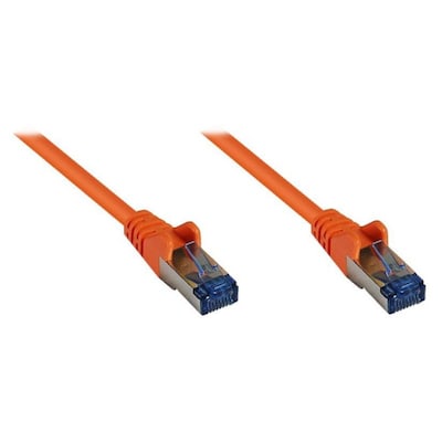 Good Connections Patchkabel Cat. 6a S/FTP, PiMF halogenfrei 500MHz orange 1,5m von Good Connections