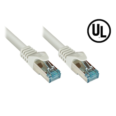 Good Connections Patchkabel Cat.6A m. Messprotokoll + SN S/FTP UL grau 1m von Good Connections