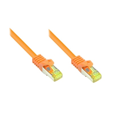 Good Connections Patchkabel mit Cat. 7 Rohkabel S/FTP 0,15m orange von Good Connections