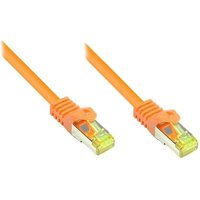 Good Connections Patchkabel mit Cat. 7 Rohkabel S/FTP 0,15m orange von Good Connections