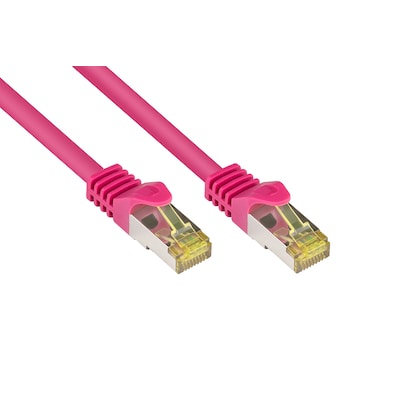 Good Connections Patchkabel mit Cat. 7 Rohkabel S/FTP 15m magenta von Good Connections