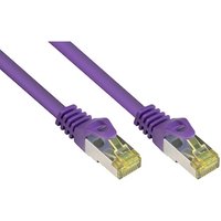 Good Connections Patchkabel mit Cat. 7 Rohkabel S/FTP 25m violett von Good Connections