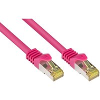 Good Connections Patchkabel mit Cat. 7 Rohkabel S/FTP 30m magenta von Good Connections