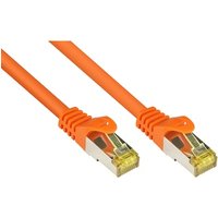 Good Connections Patchkabel mit Cat. 7 Rohkabel S/FTP 7,5m orange von Good Connections