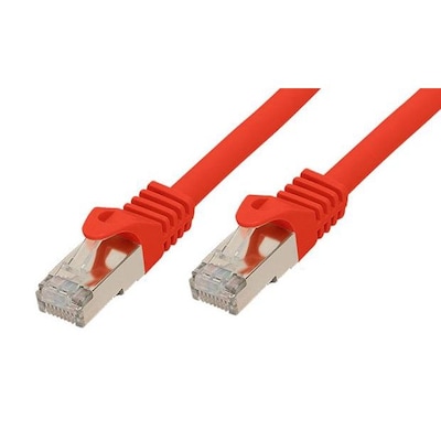 Good Connections Patchkabel mit Cat. 7 Rohkabel S/FTP rot 0,25m von Good Connections