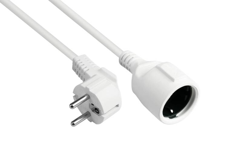 Good Connections Schutzkontakt Verlängerung  weiß 3m von Good Connections