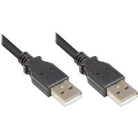 Good Connections USB 2.0 Anschlusskabel 1,8m EASY Stecker A zu A schwarz von Good Connections