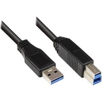 Good Connections USB 3.0 Kabel 3m A-B schwarz von Good Connections