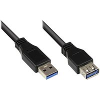 Good Connections USB 3.0 Verlängerungskabel 0,5m St. A zu Bu. A schwarz Good Connections USB 3.0 Verlängerungskabel 0,5m St. A zu Bu. A schwarz von Good Connections