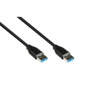 Good Connections USB 3.2 Gen.2 Anschlusskabel 0,5m St. A/ St. A schwarz von Good Connections