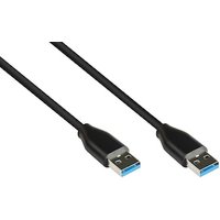 Good Connections USB 3.2 Gen.2 Anschlusskabel 0,5m St. A/ St. A schwarz von Good Connections