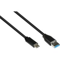 Good Connections USB 3.2 Gen.2 Anschlusskabel 1m St. A/ St. USB-C schwarz von Good Connections