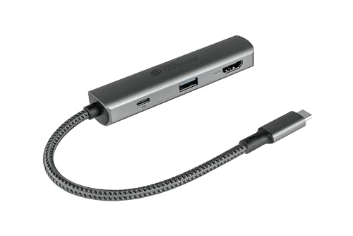 Good Connections USB-C™-Hub (3-Port), 1x HDMI 2.0, 1x USB-C™ (PD 94W), USB 3.0 A, anthrazit von Good Connections