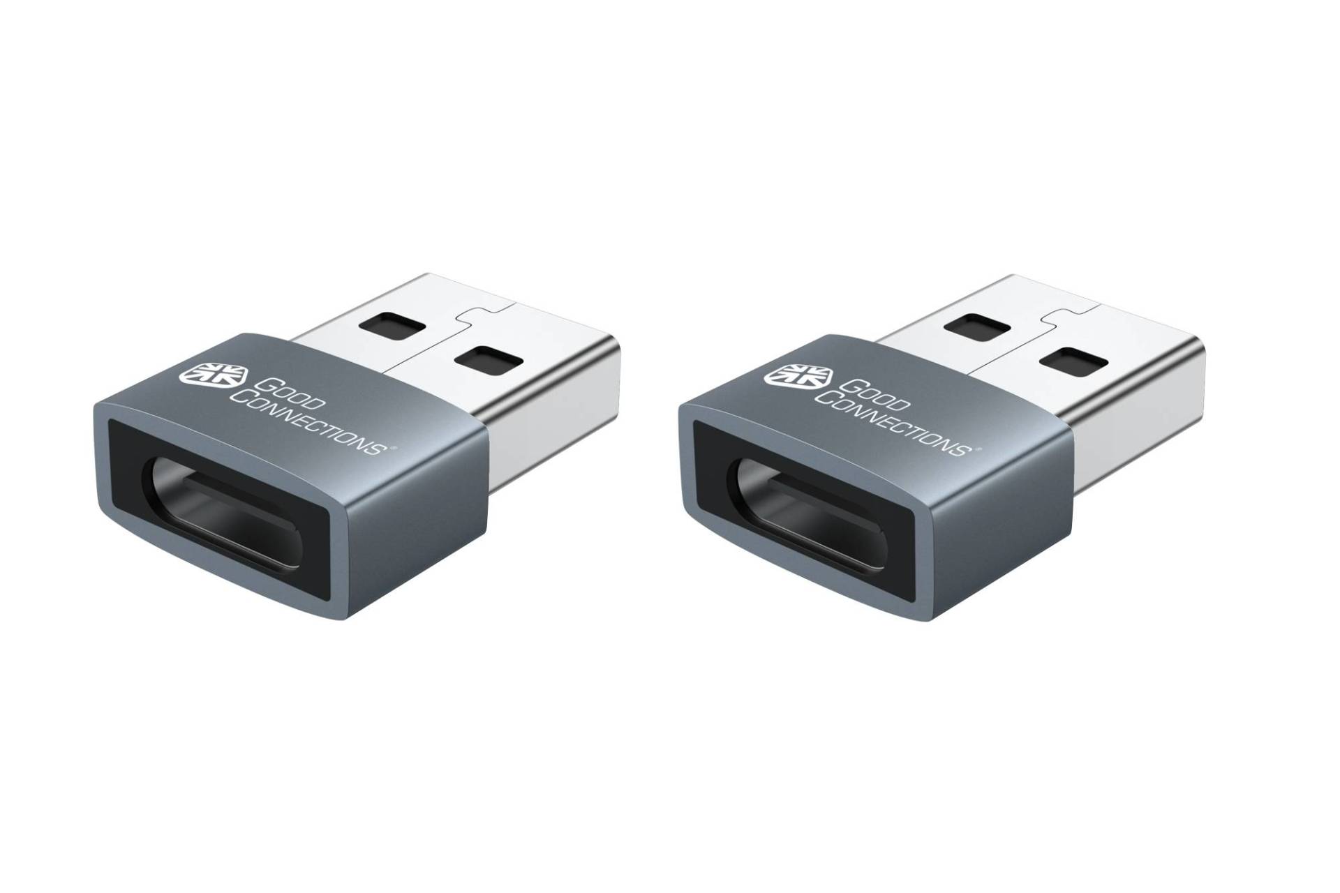 Good Connections USB2.0 Adapter A-St.-USB-C Bu. 2er Set Good Connections USB2.0 Adapter A-St.-USB-C Bu. 2er Set von Good Connections