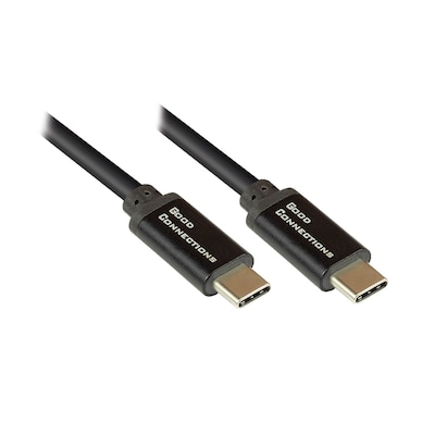 Good Connections USB2.0 Kabel 0,5m USB-C St./St. SmartFLEX PD schwarz von Good Connections