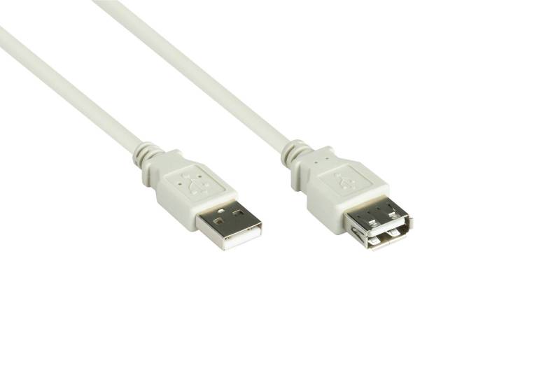 Good Connections USB2.0 Verlängerung A-St.-A-Bu. grau 1m von Good Connections