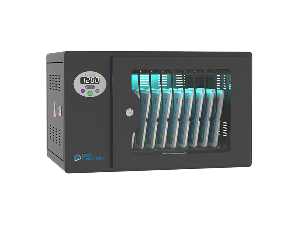 Ladeschrank für 10 iPads / Tablets - USB-C™, 30W Port - ANTARES PRO T10C - schwarz von Good Connections