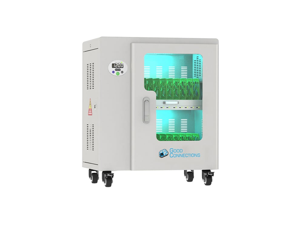 Ladewagen für 20 iPads / Tablets - USB-C™, 30W Port - ANTARES PRO T20C - grau von Good Connections