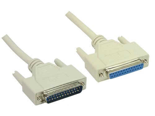 Nullmodem Kabel, 25-pol Buchse/Stecker, Länge: 1,8m, Good Connections® von Good Connections