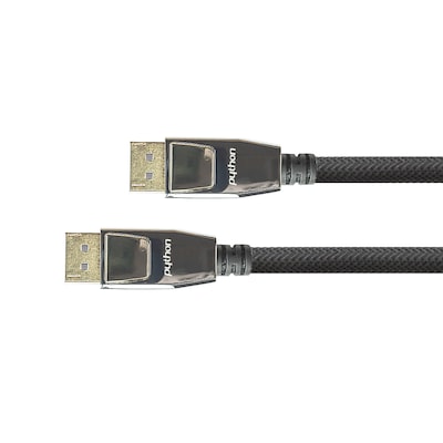 PYTHON DisplayPort 1.2 Kabel 10m 4K2K UHD vergoldet OFC St./St. schwarz von Good Connections