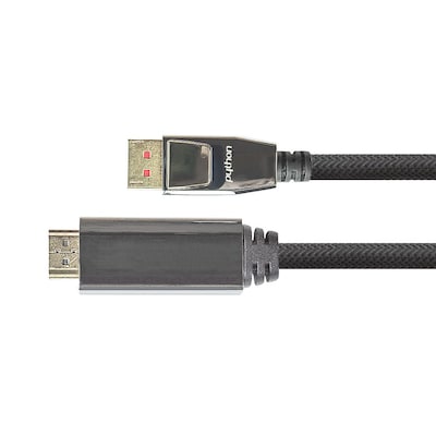 PYTHON DisplayPort 1.4/HDMI Kabel 2m 4K UHD@60Hz vergoldet OFC St./St. schwarz von Good Connections