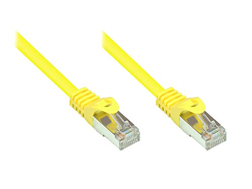 Patchkabel, Cat. 5e, SF/UTP, gelb, 0,5m, Good Connections® von Good Connections