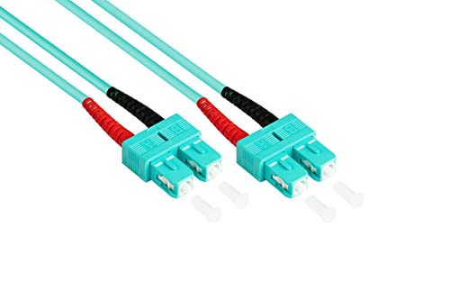 Patchkabel LWL Duplex OM3 (Multimode, 50/125) SC/SC, 0,5m, Good Connections® von Good Connections